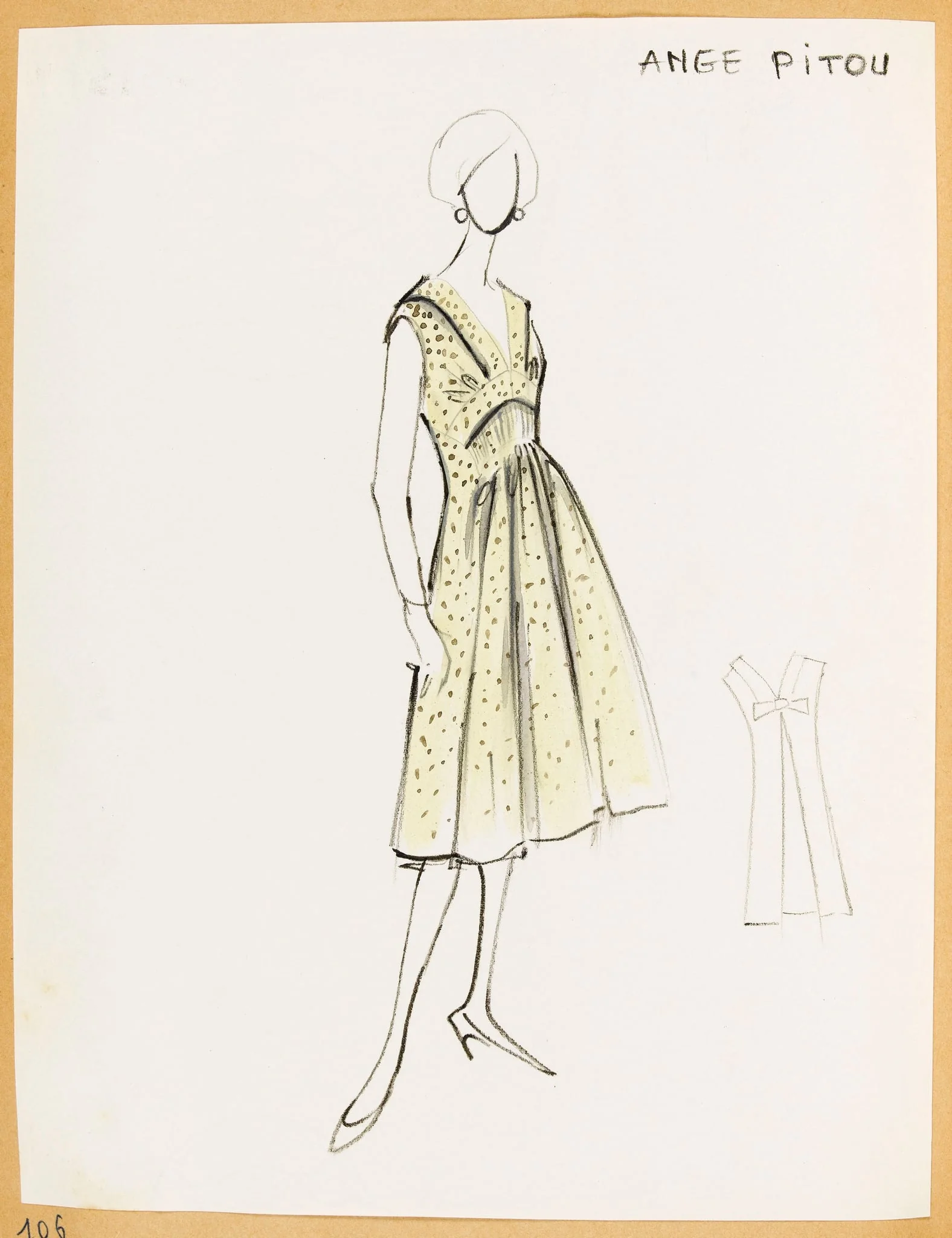 Ange pitou, by Carven, 1957