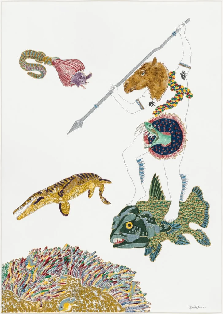 Untitled, by Raqib Shaw, graphite, 2004