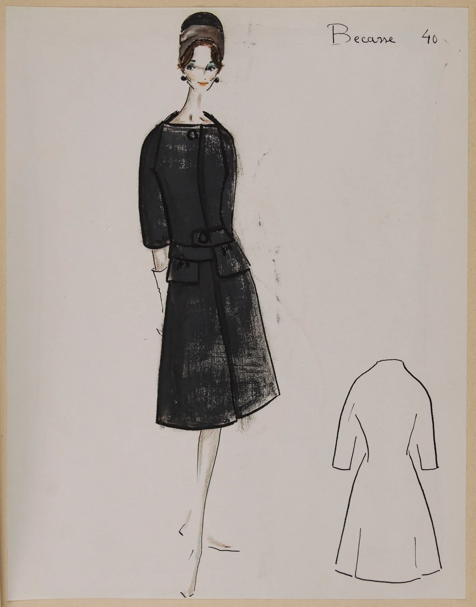 Bécasse, by Carven, 1960