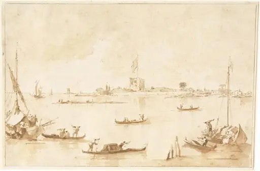 The Fortress of San Andrea from the Lagoon