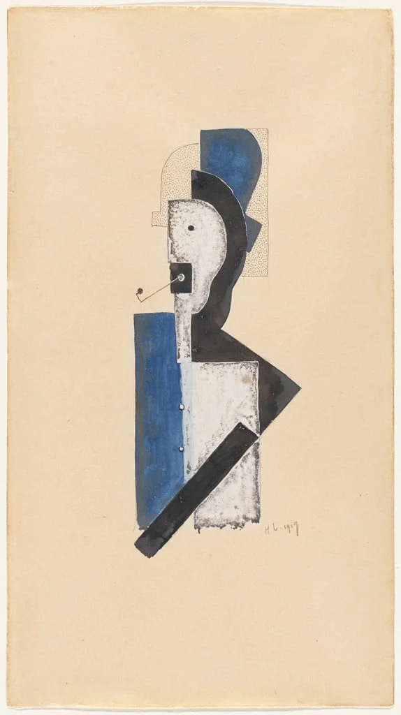 Untitled, by Henri Laurens, oil, 1919