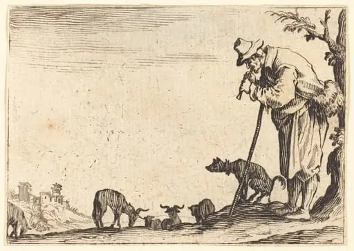 Shepherd Playing Flute