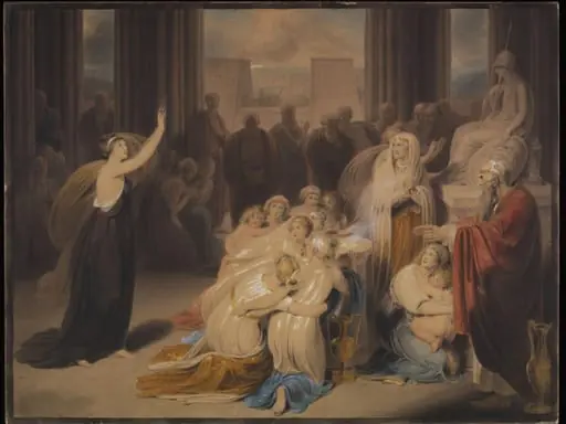 Cassandra in the Temple of Minerva