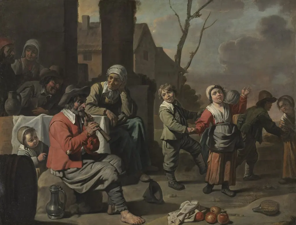 Peasant Children Dancing