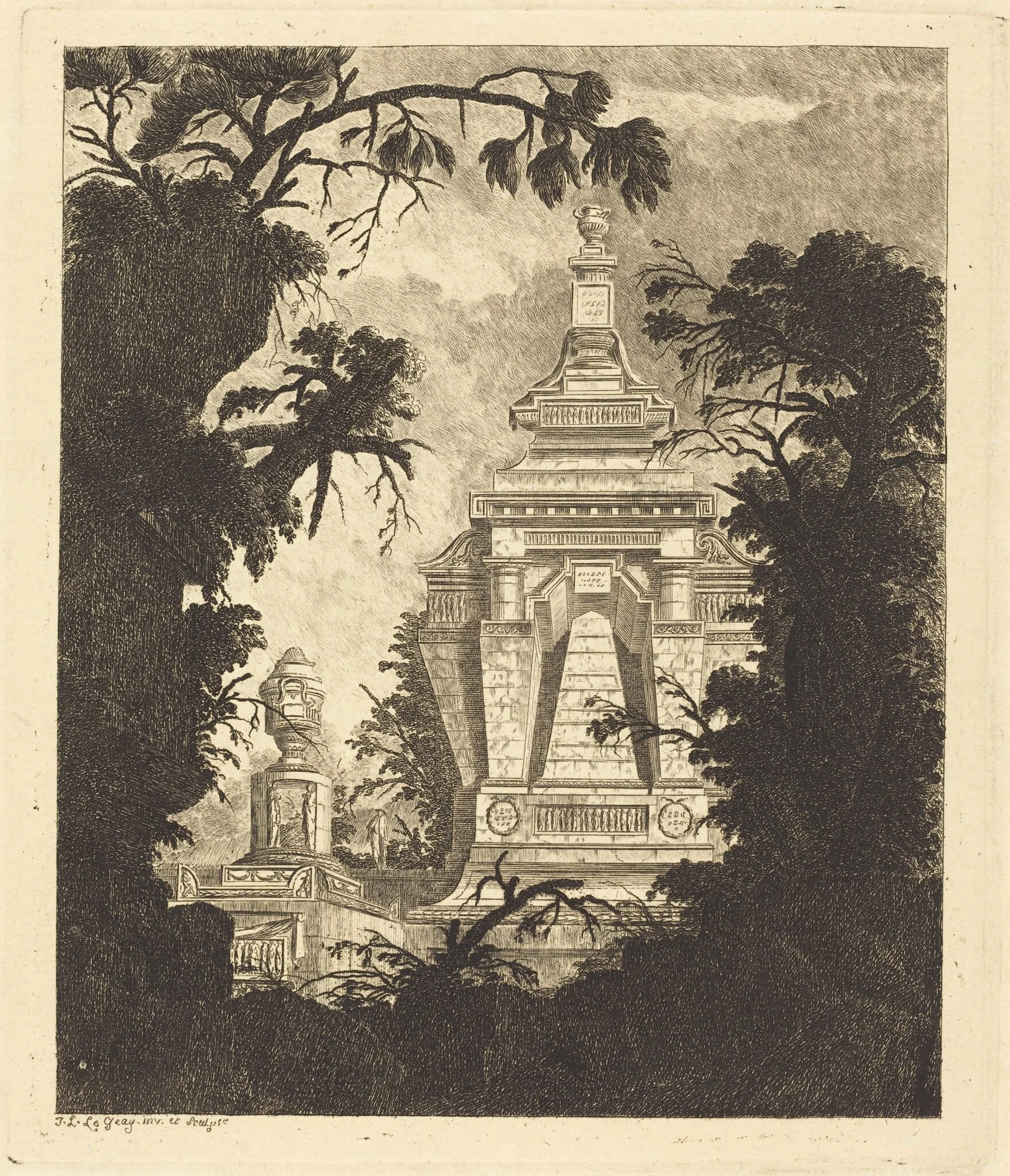Tomb with Funerary Urn