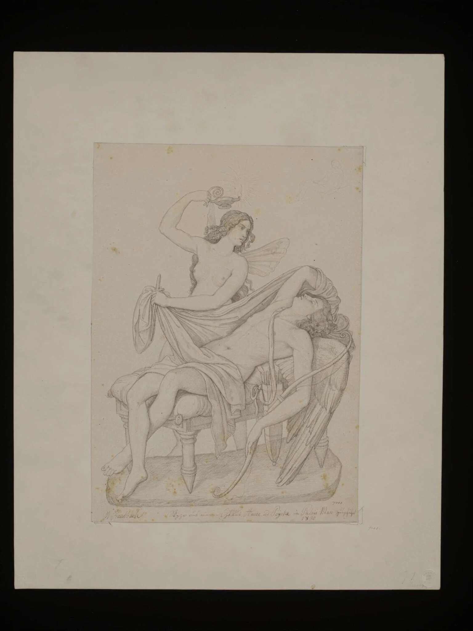 Cupid and Psyche, by Wilhelm von Kaulbach, 1849