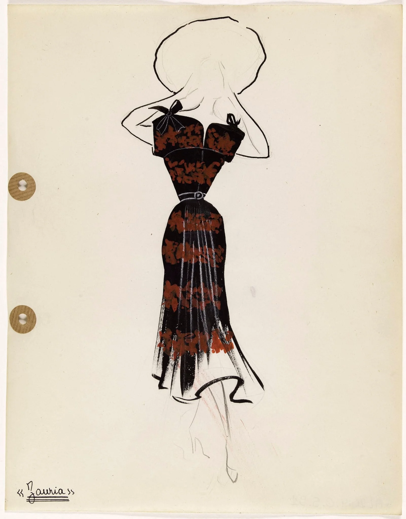 'Zauria', by Marie-Louise Carven, 1949