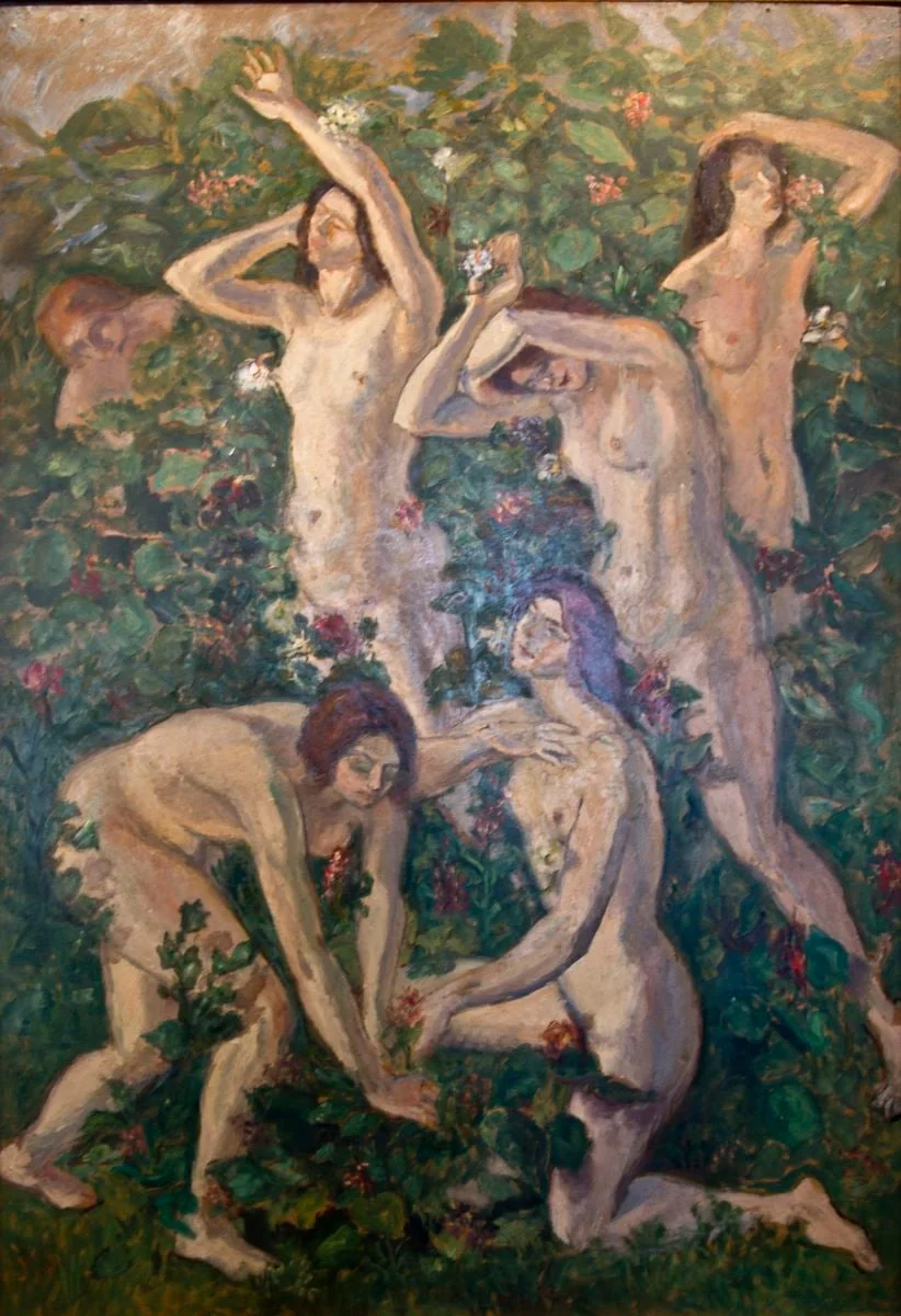 Femei în peisaj, by Theodor Pallady, unspecified