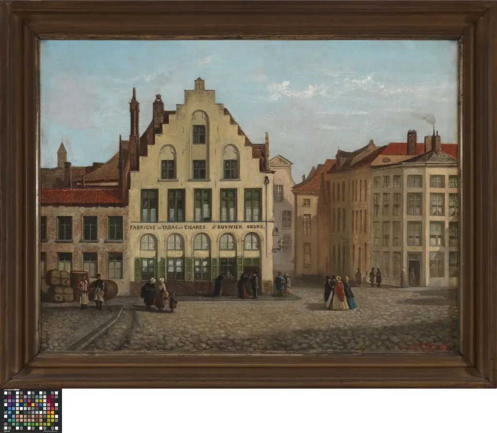 De oude beursplaats in Brugge