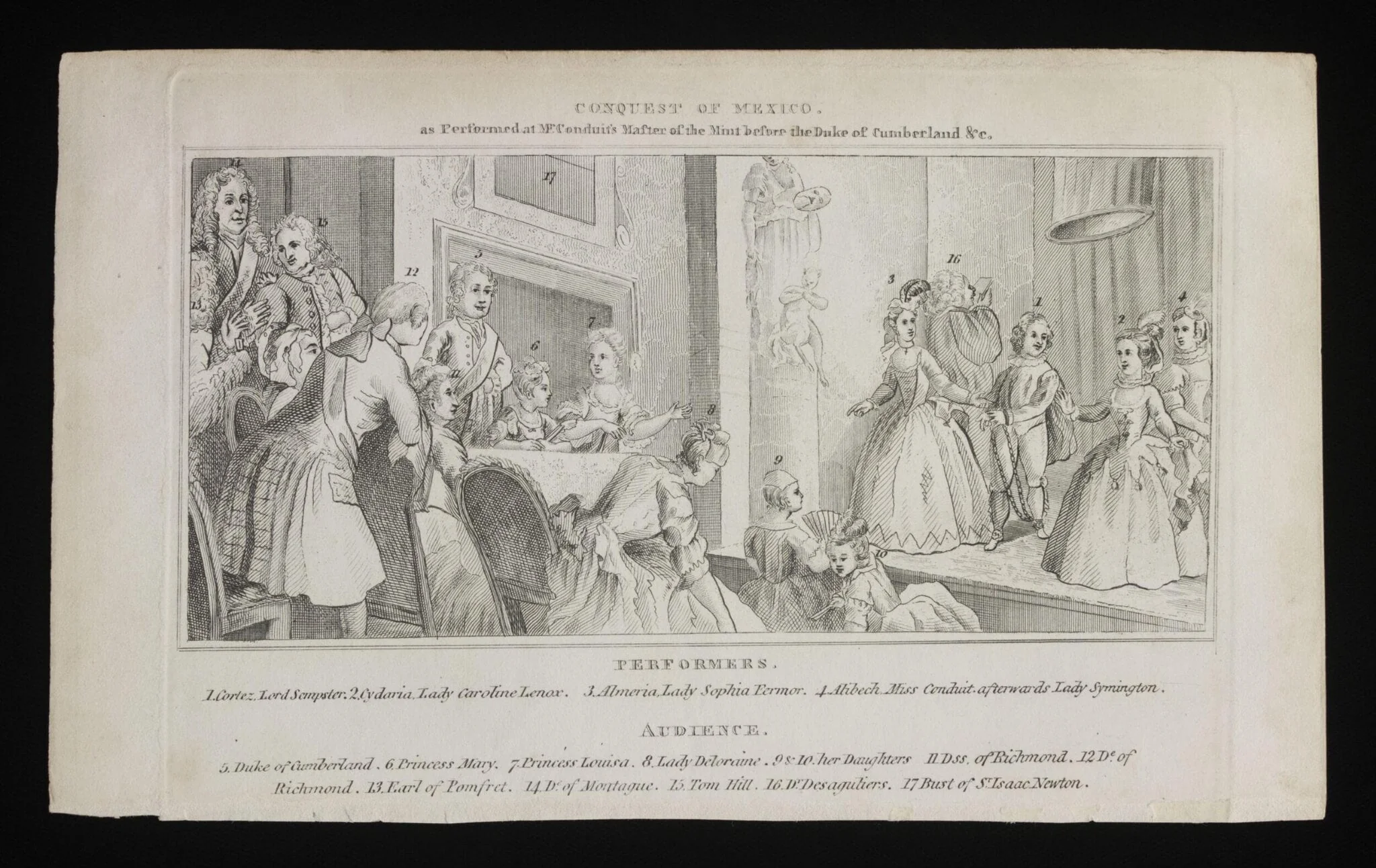 The Indian Emperor or The Conquest of Mexico, by Unknown, 1750