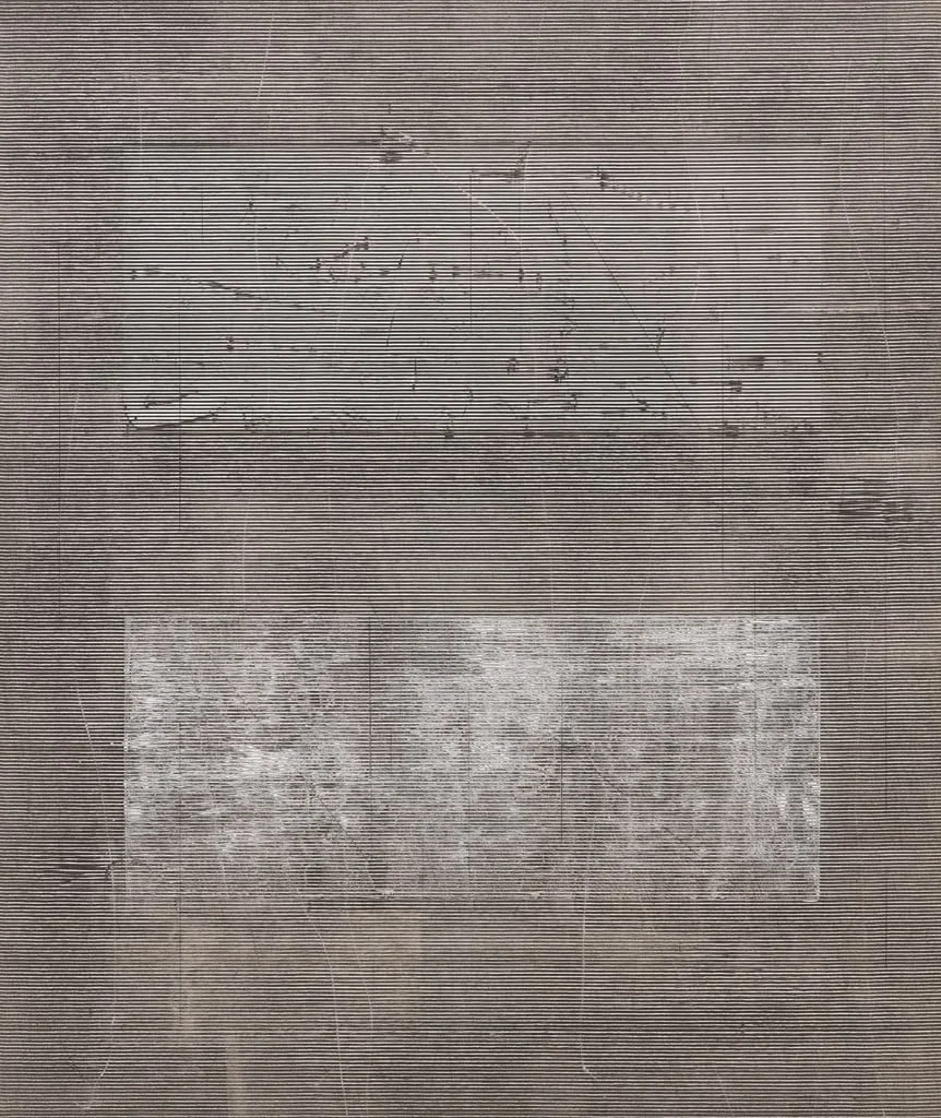 Untitled, by Jack Whitten, acrylic, 1976
