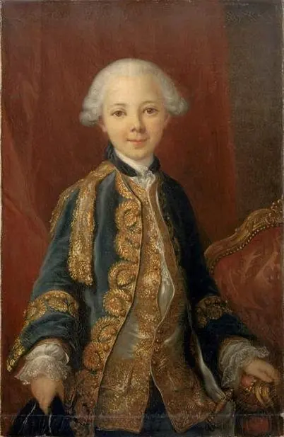 Portrait of Jean Marie de Bourbon, Duke of Châteauvillain third son of the Duke of Penthièvre (1748-1755)