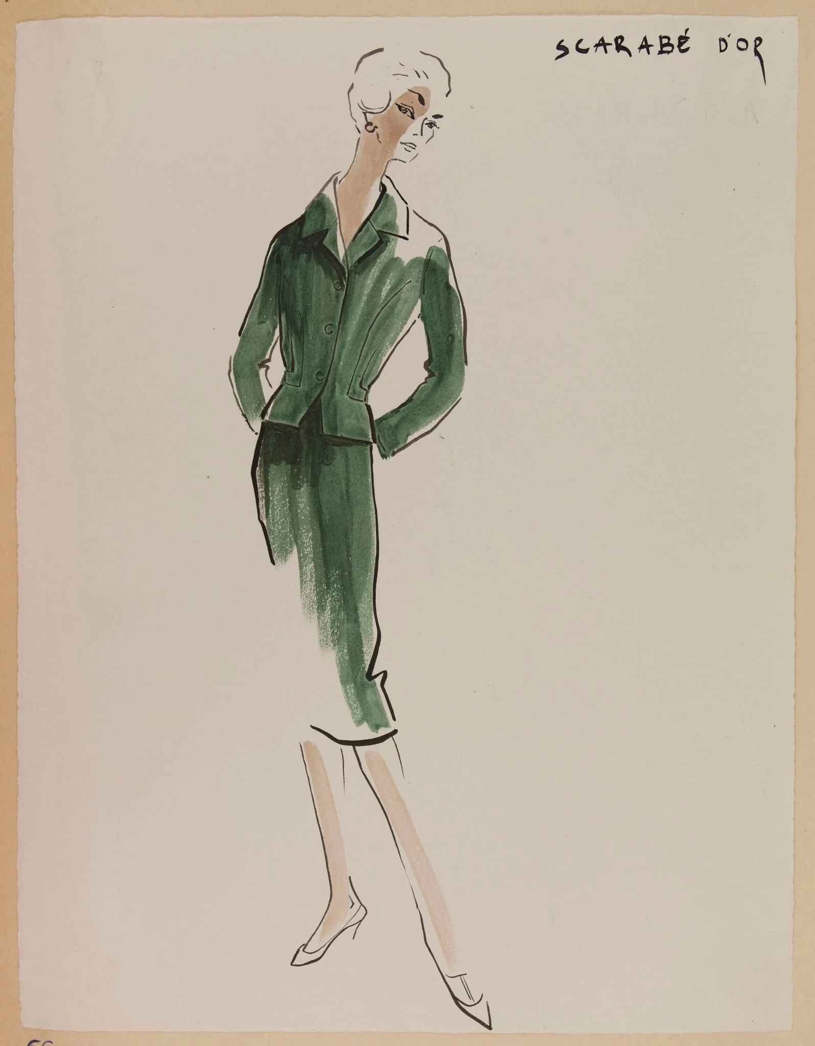 Scarabé d'or, by Marie-Louise Carven, 1956