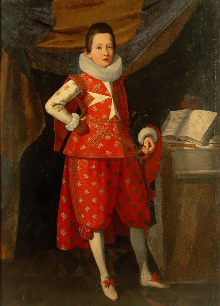 Giancarlo de' Medici (1611-1663), Cardinal, at the age of 10.