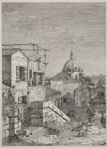 The House with the Inscription [left]