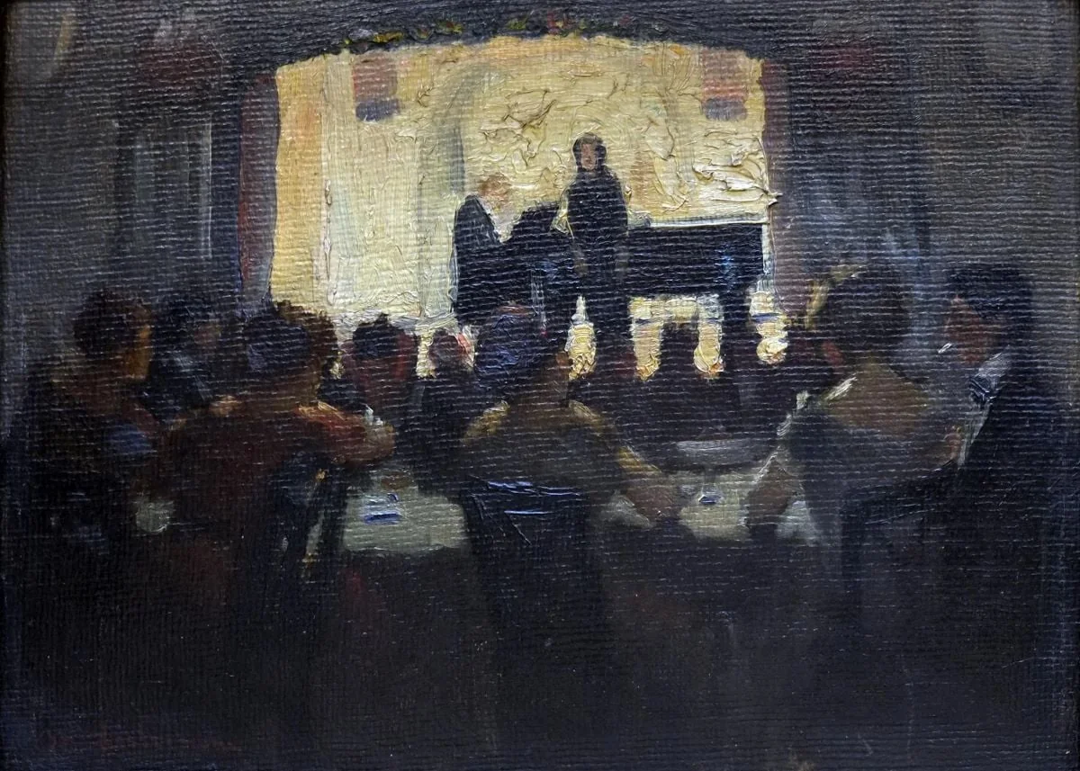 Scenă de cabaret, by Max Liebermann, unspecified