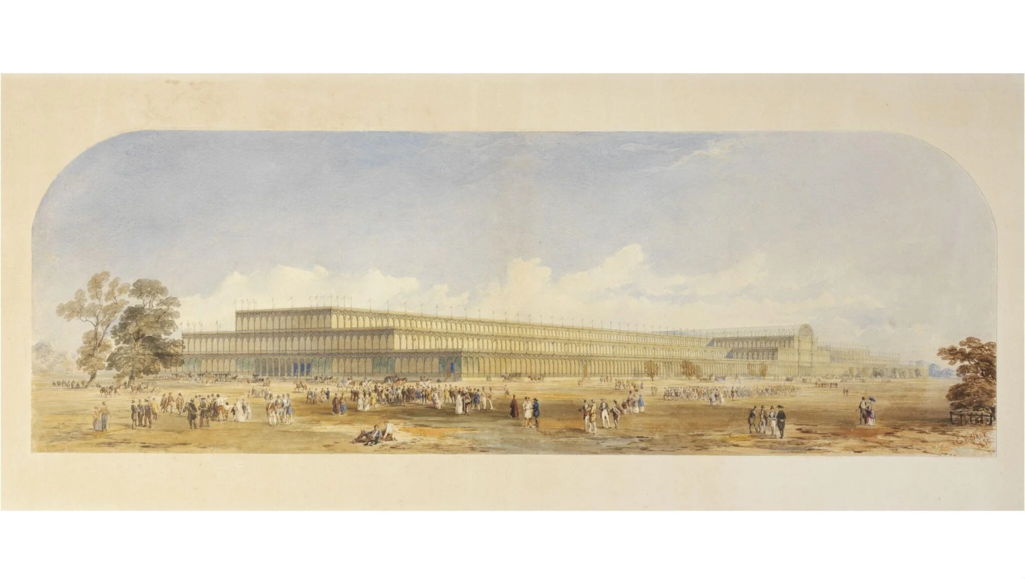 A View of Crystal Palace in Hyde Park
