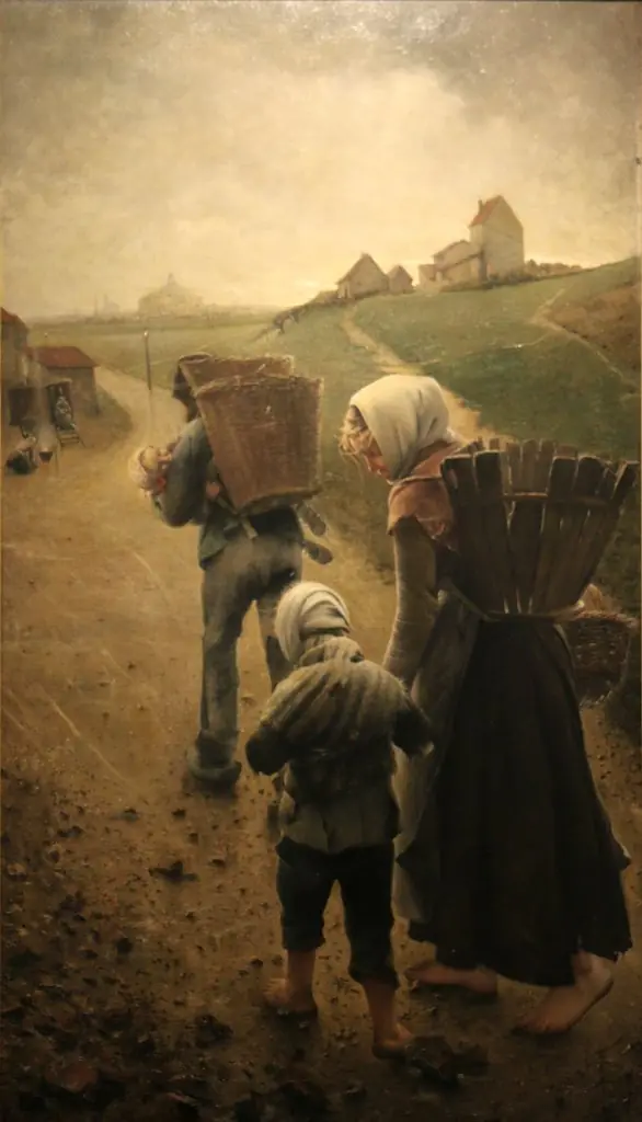 The chalk sellers-In the evening