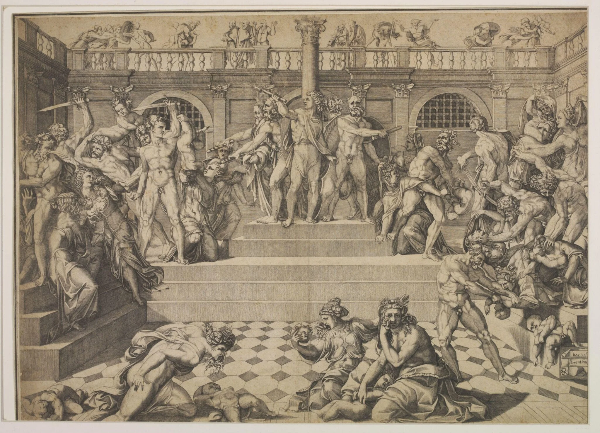 Murder of the Innocents, by Nicolas Beatrizet, 1520
