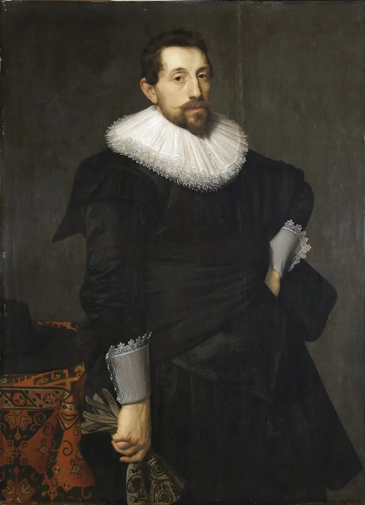 Portrait of a Man with Gloves