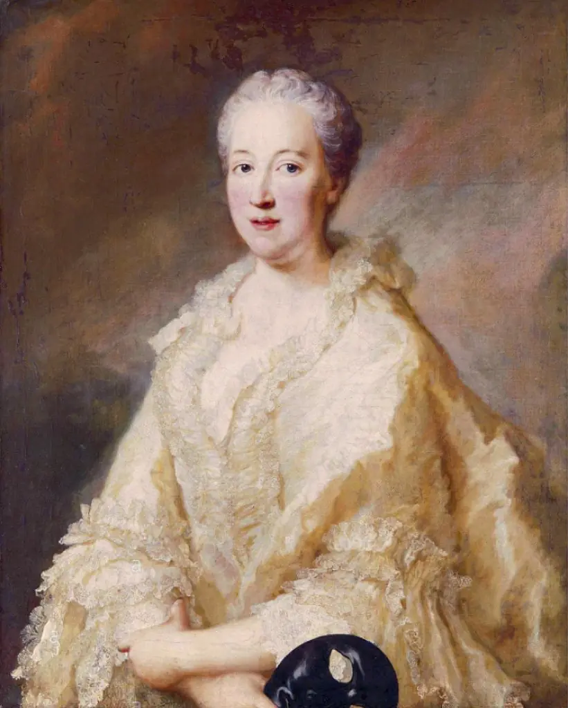 Portrait of Countess Palatine Maria Anna of Sulzbach (1722-1790)
