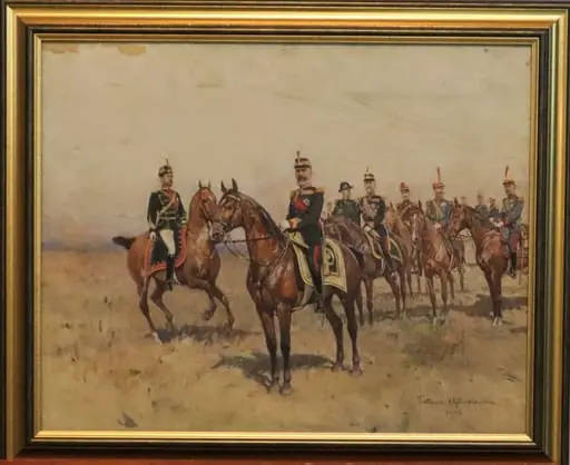 Regele Carol I, Prințul Ferdinand și Statul Major 1903