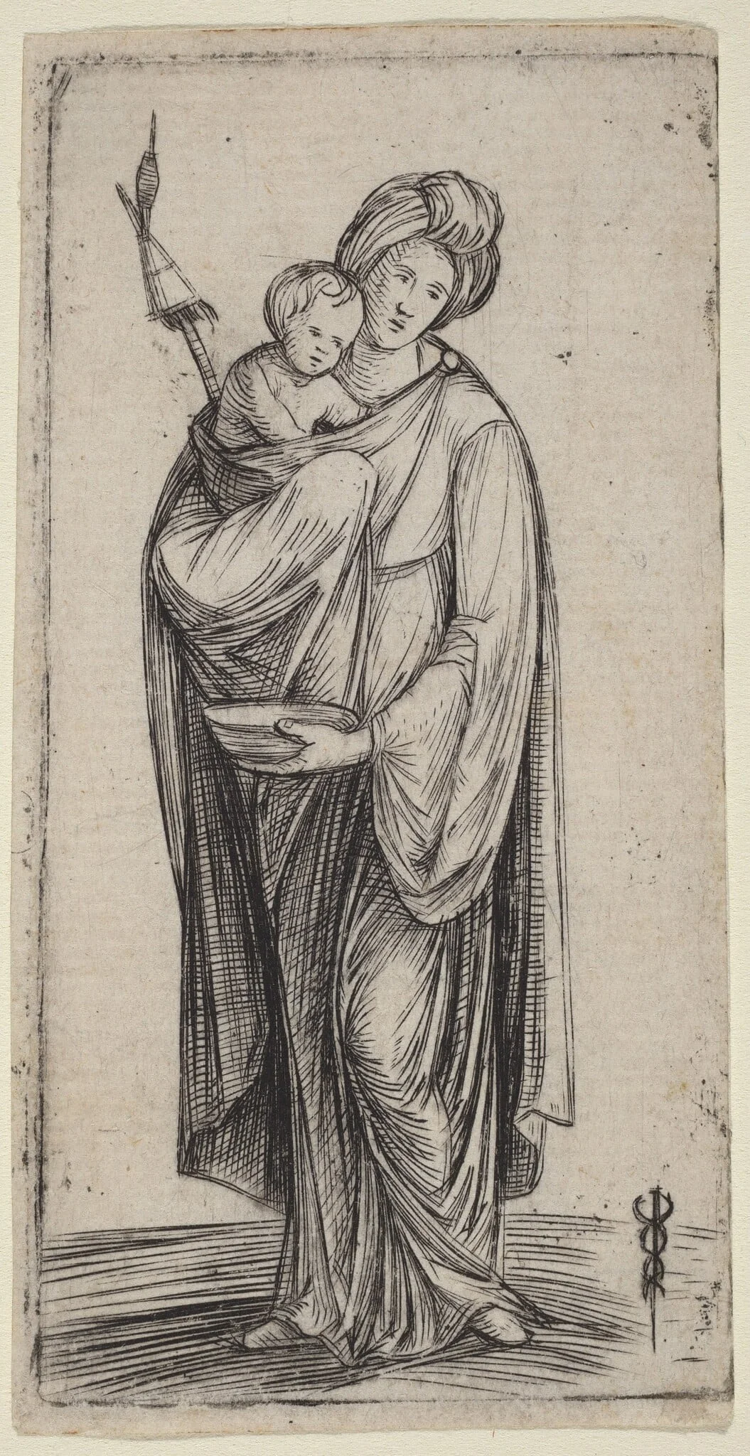 Woman and Child with Distaff