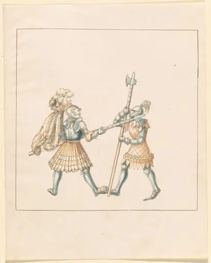 Foot Combat with Halberds
