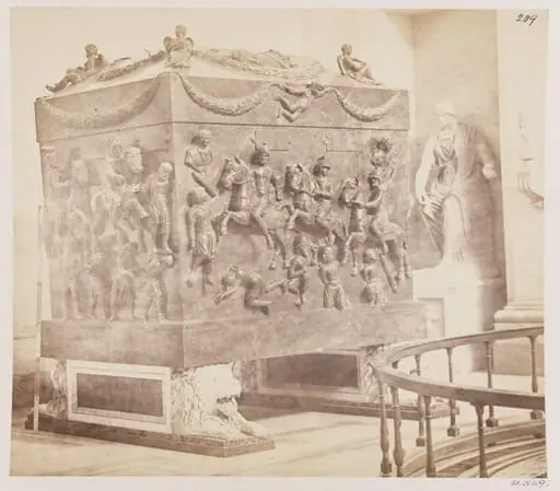 Sculpture - Sarcophagus of Porphyry of S. Helena, A.D. 330