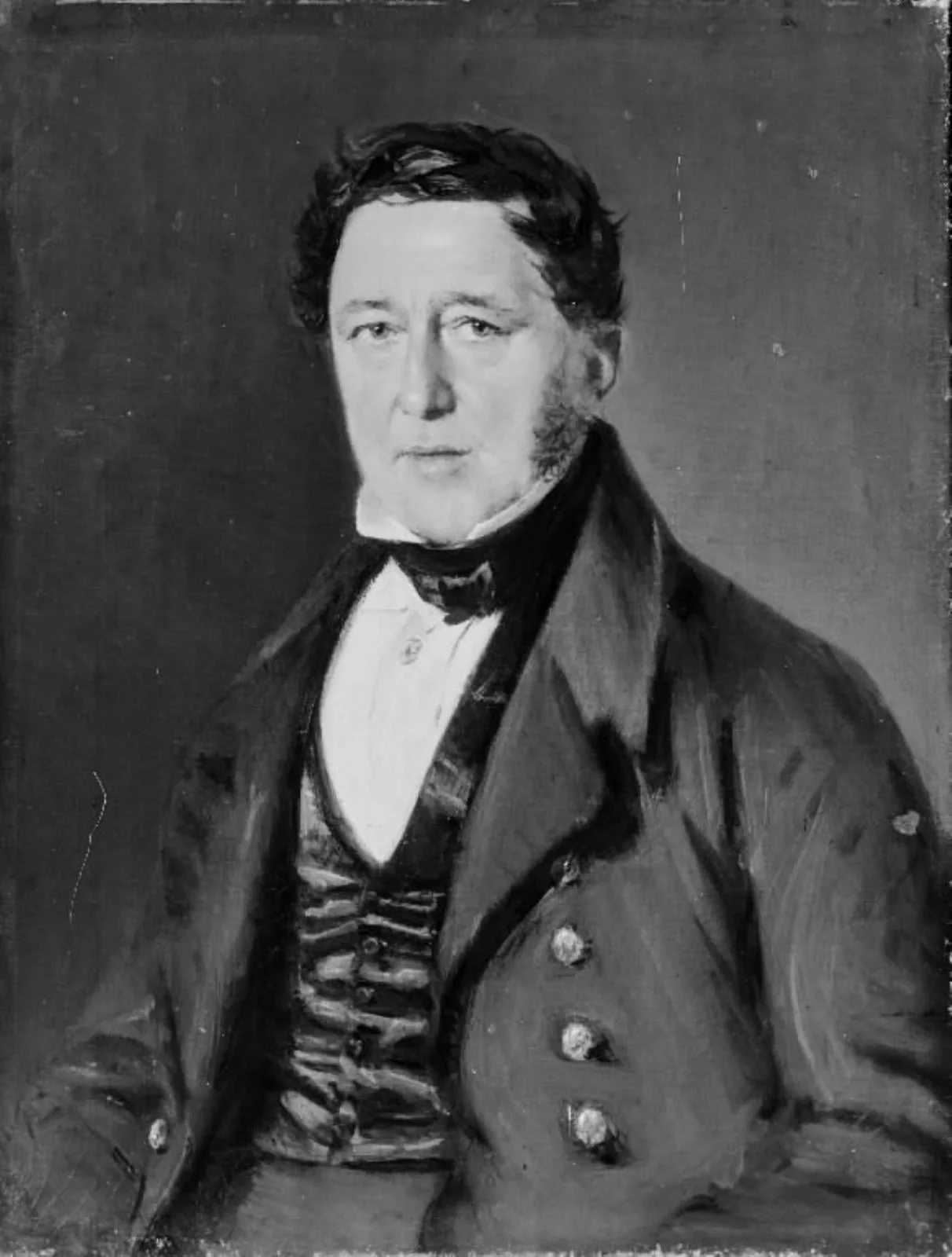 Peter Hiort Lorenzen, slesvigsk stænderdeputeret, kunstnerens svoger, by Unknown, 1842