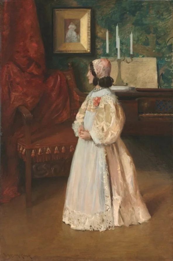 Portrait of My Daughter Alice, by William Merritt Chase, unspecified, 1895