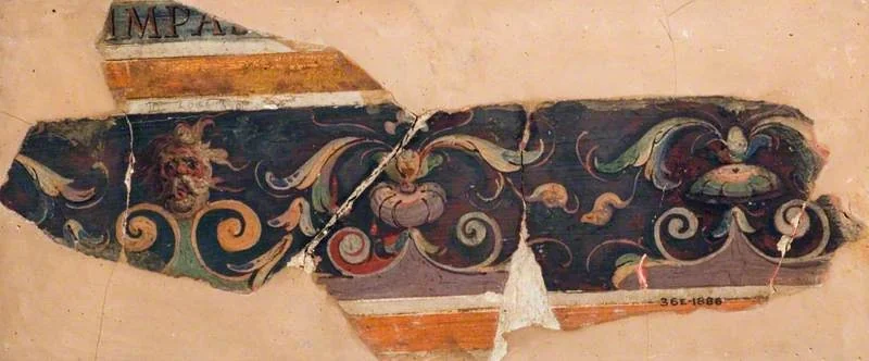 Part of a Decorative Frieze (fragment of a wall decoration), by Giovanni da Udine, unspecified, 1535