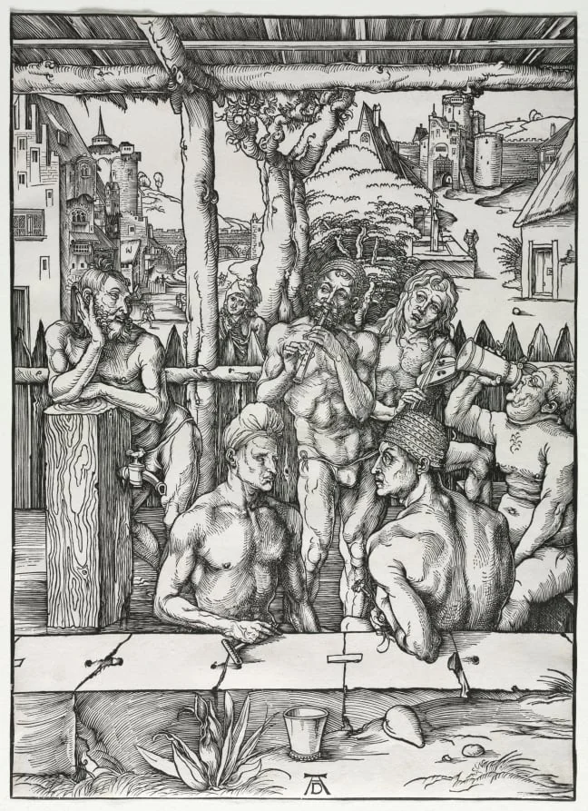 The Men's Bath House, by Albrecht Dürer, 1496