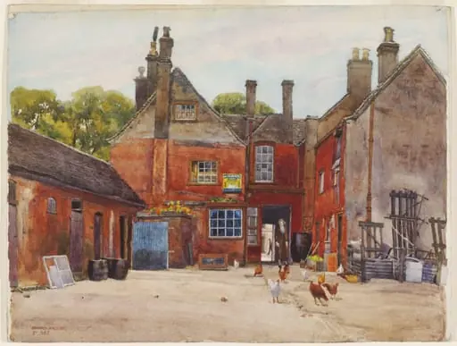 At the back of The White Hart, St. Ives