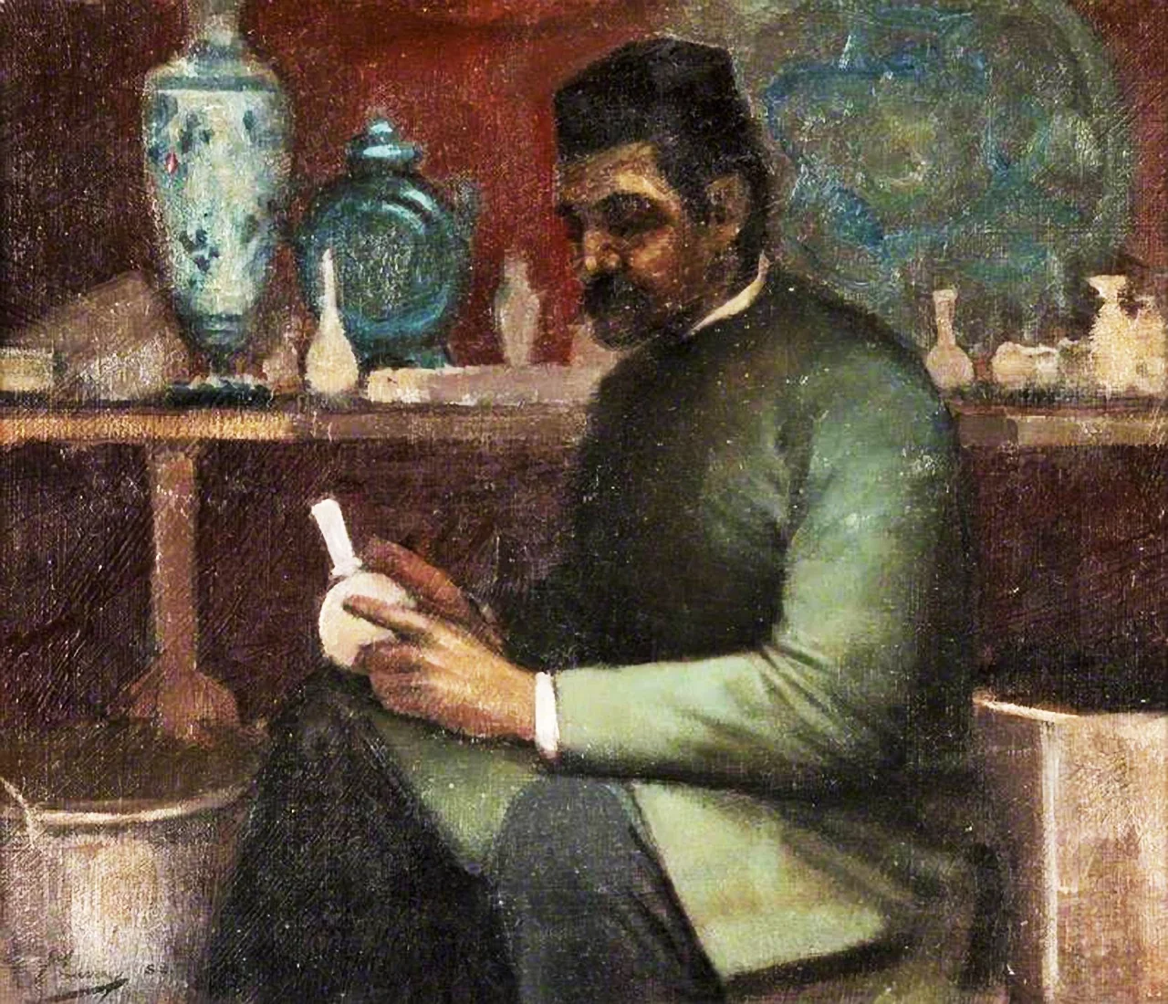 Potter at Work, by John Lavery, oil, 1894