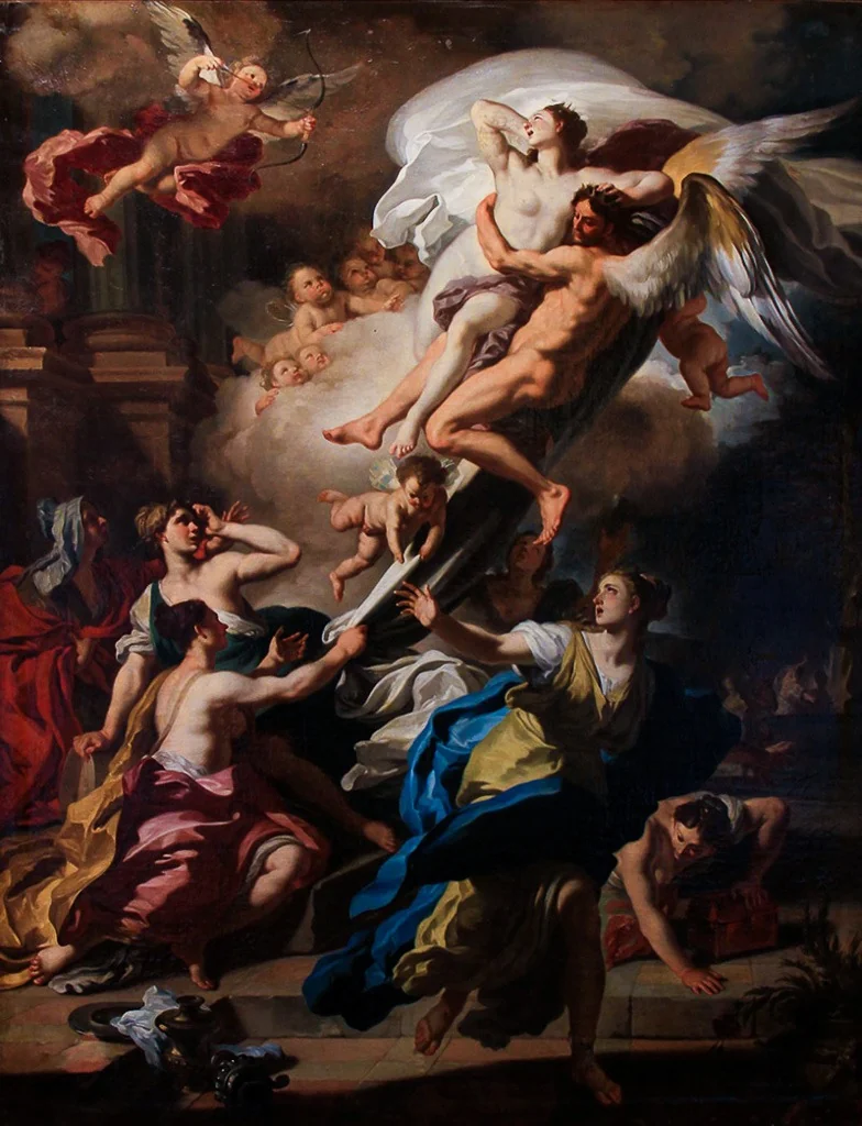 Boreas Abducting Oreithyia, Daughter of Erechteus