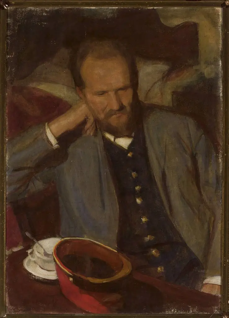 Portrait of Stanisław Florek, railway official