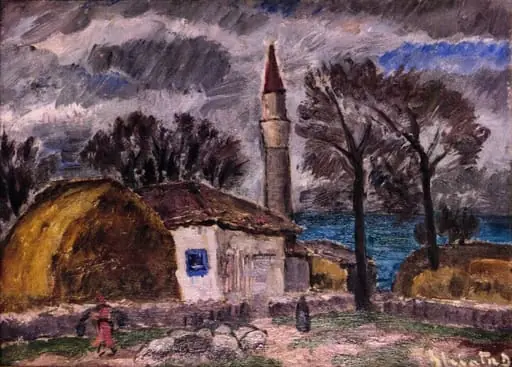 Peisaj cu moschee