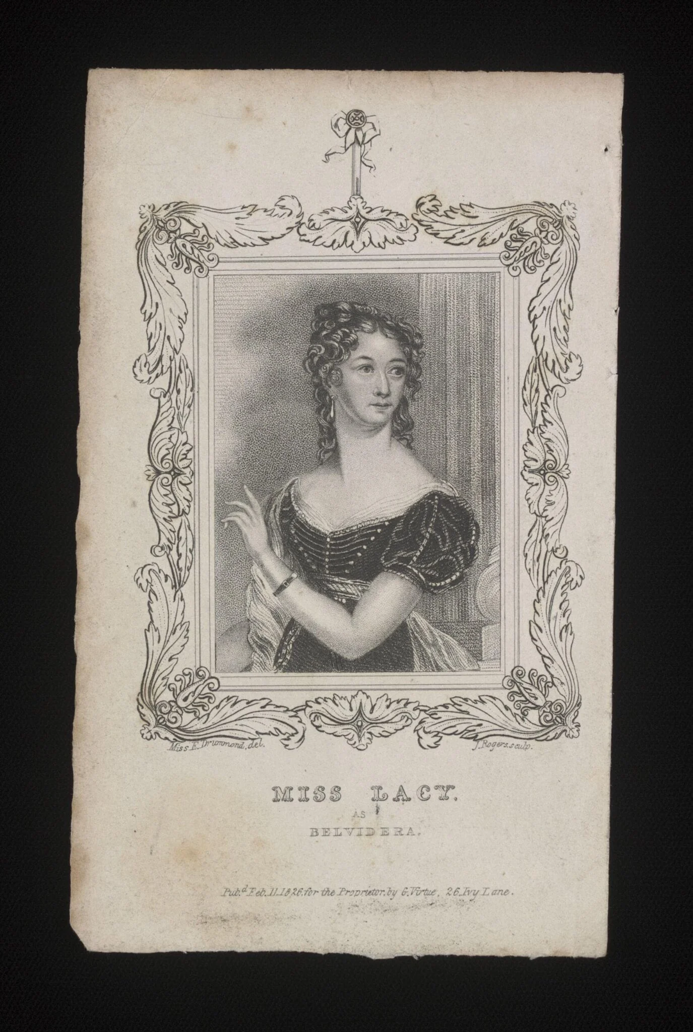 Miss Lacy as Belvidera
