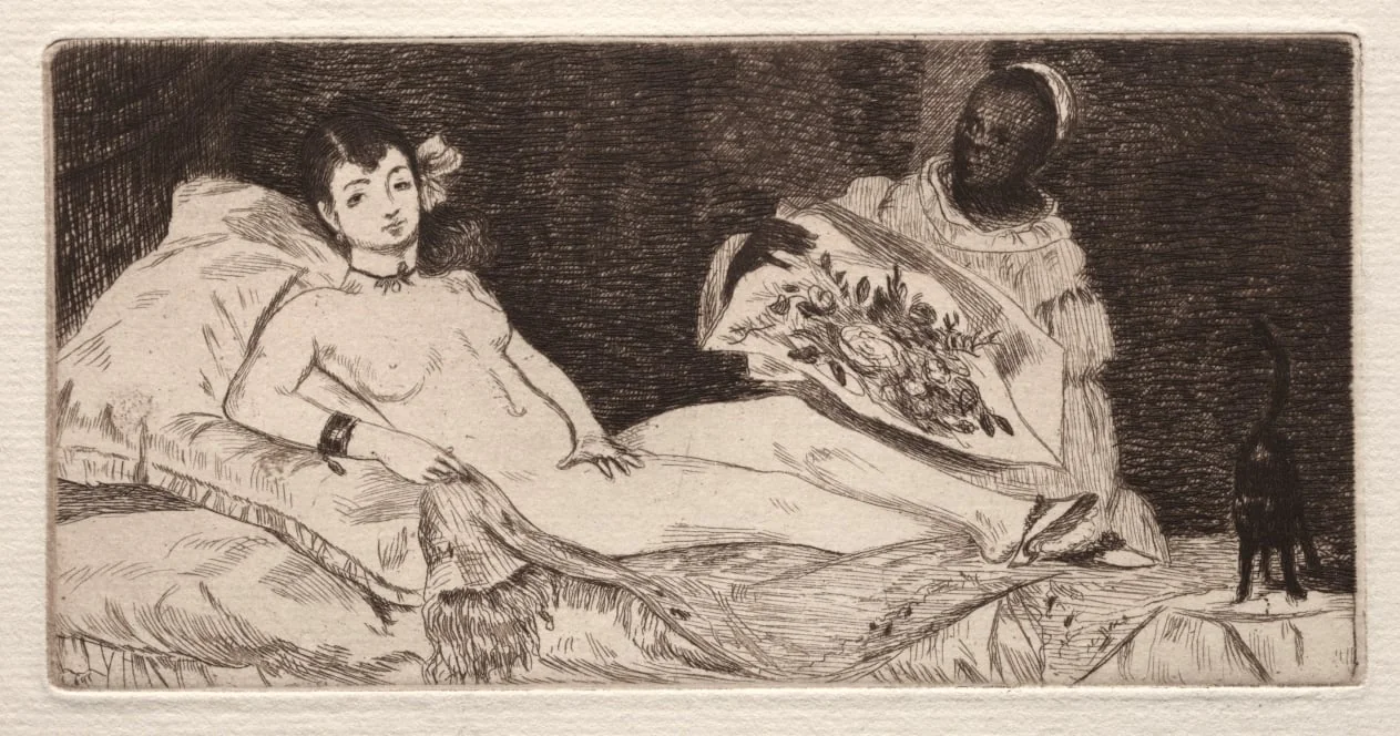Olympia, by Edouard Manet, 1867