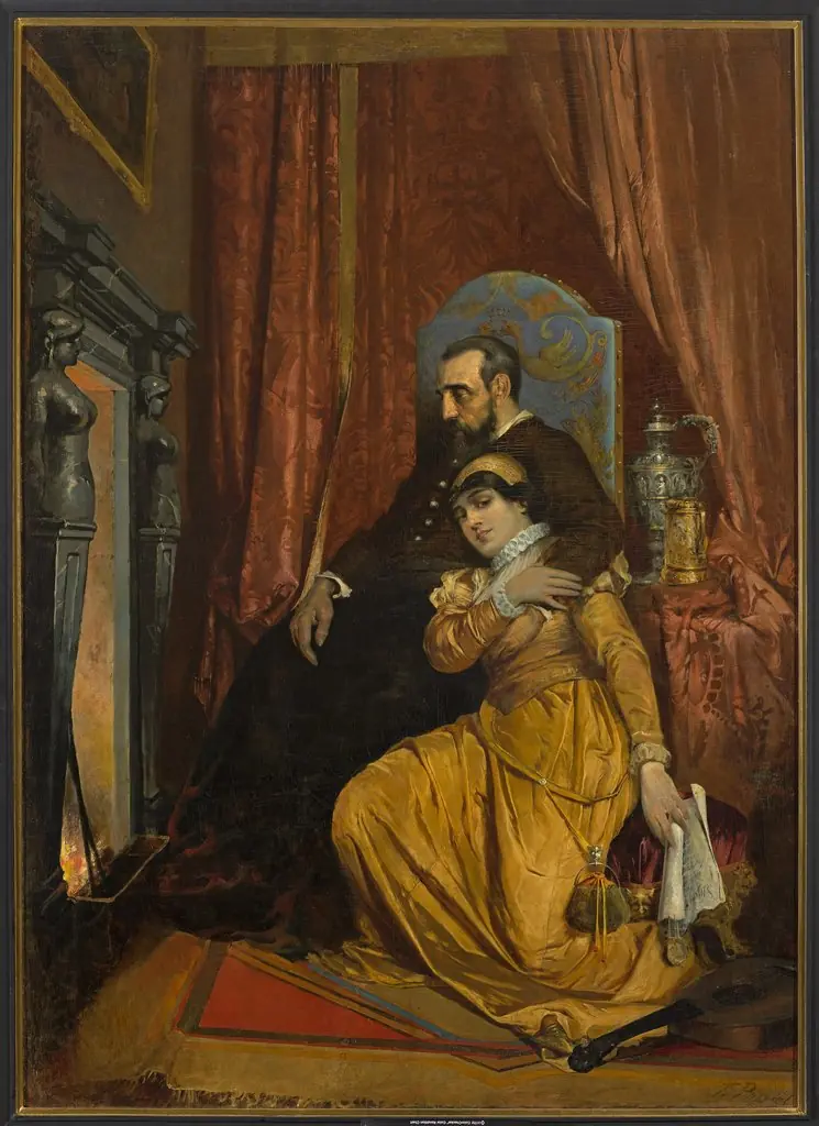 Sigismund Augustus and Barbara Giza