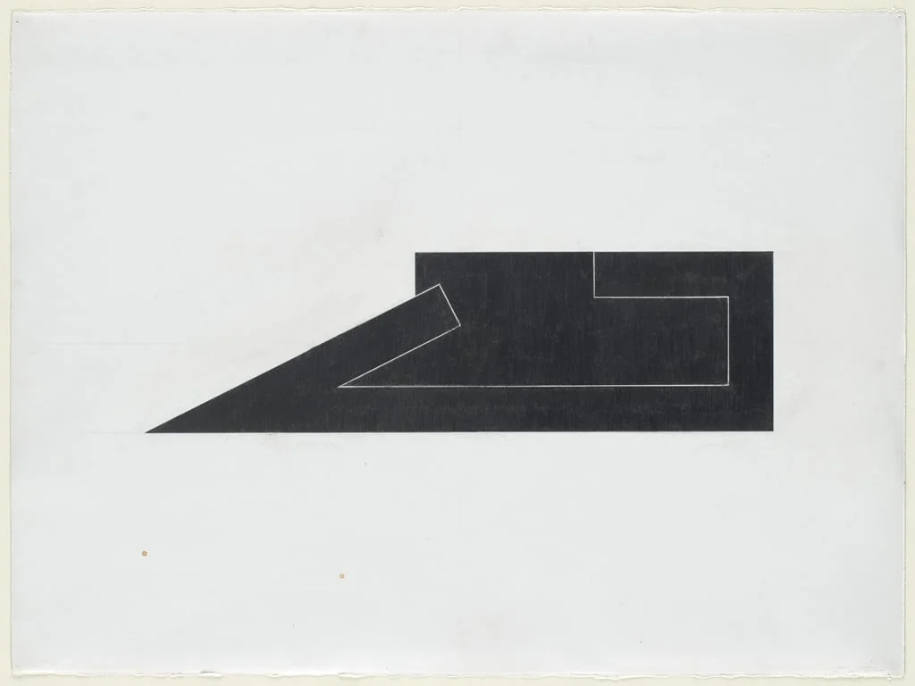 Untitled, by Ted Stamm, graphite, 1979
