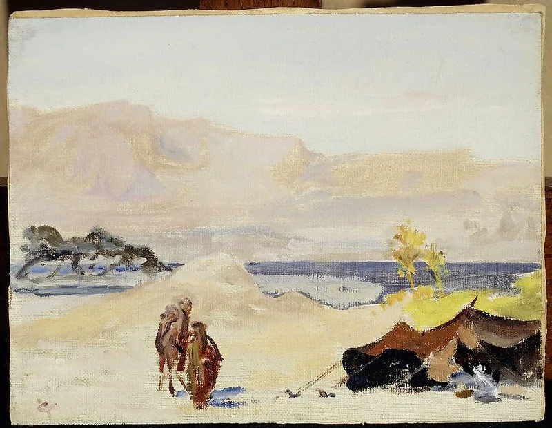 The Dead Sea. From the journey to Palestine