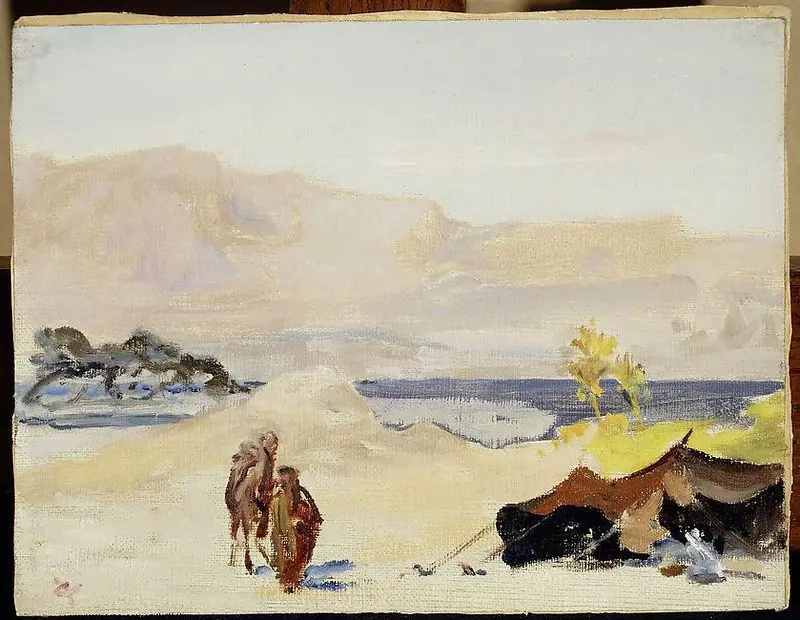 The Dead Sea. From the journey to Palestine
