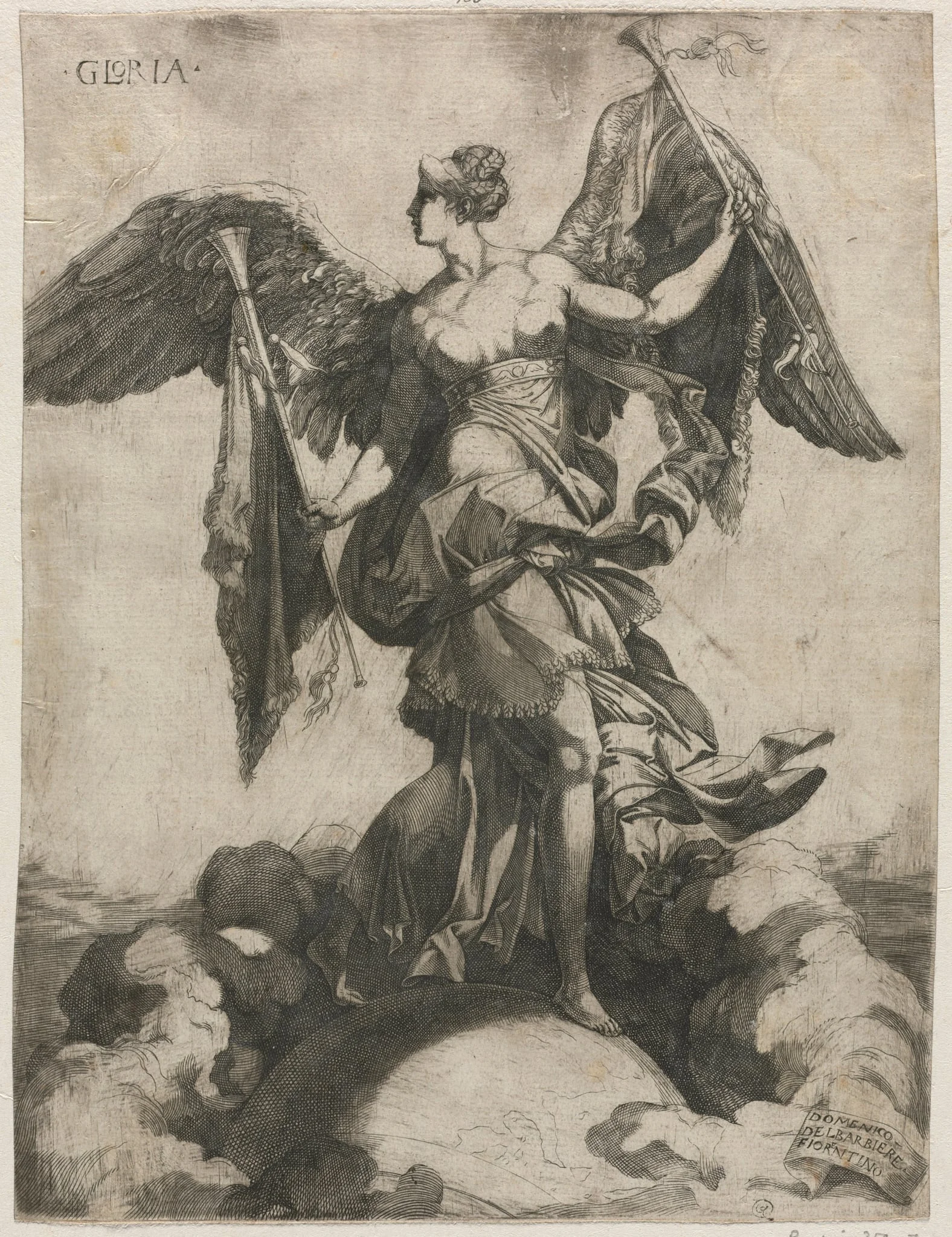 Gloria, by Domenico del Barbiere, 1535