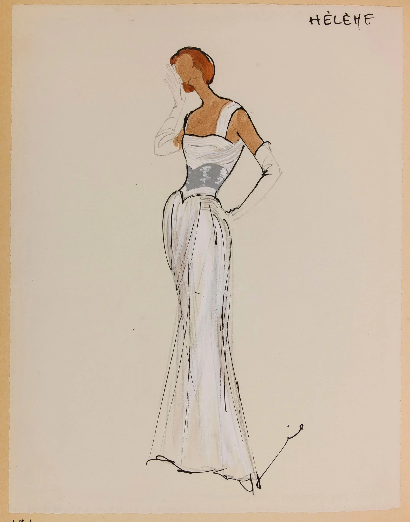 Hélène, by Marie-Louise Carven, 1956