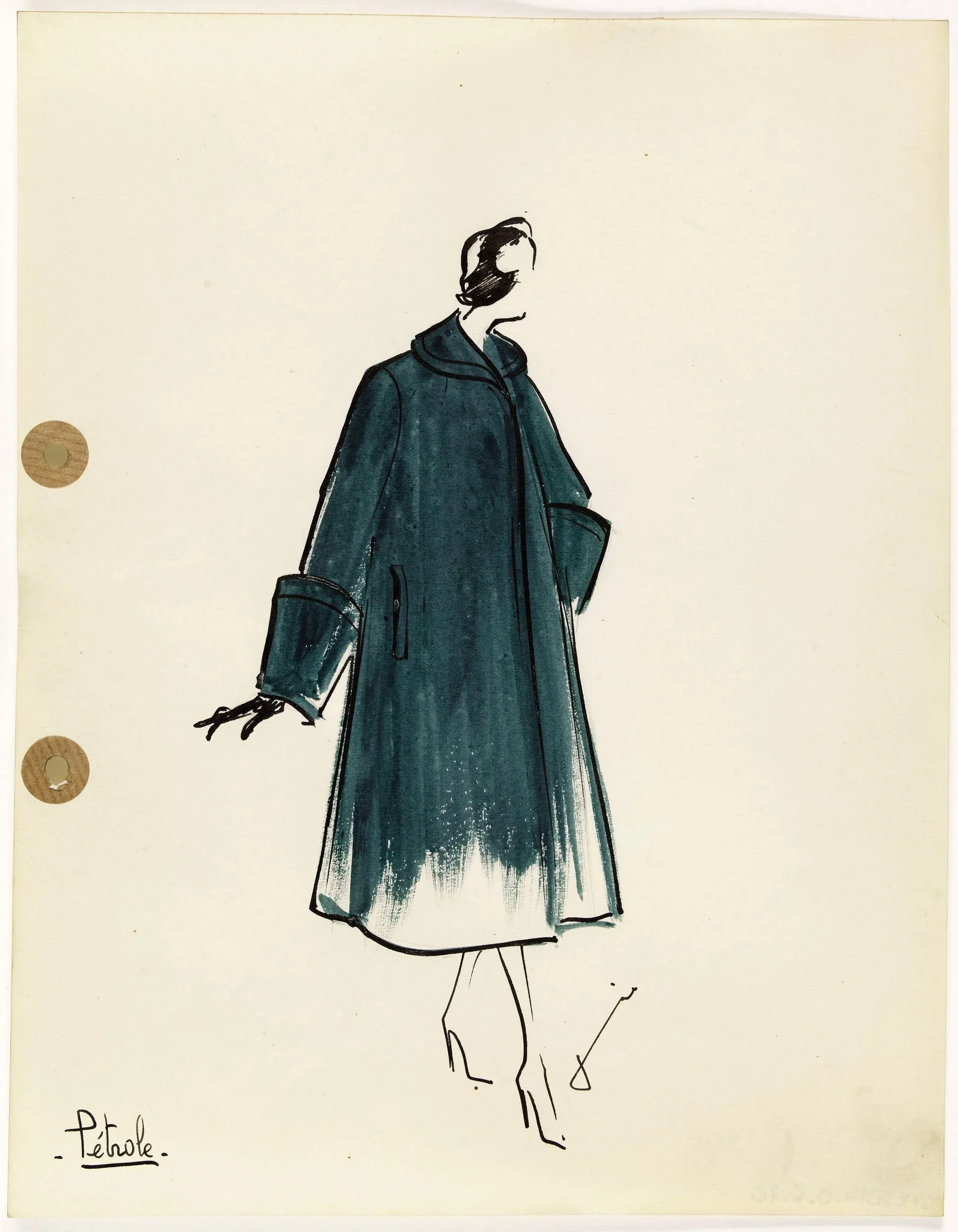 'Pétrole', by Carven, 1949