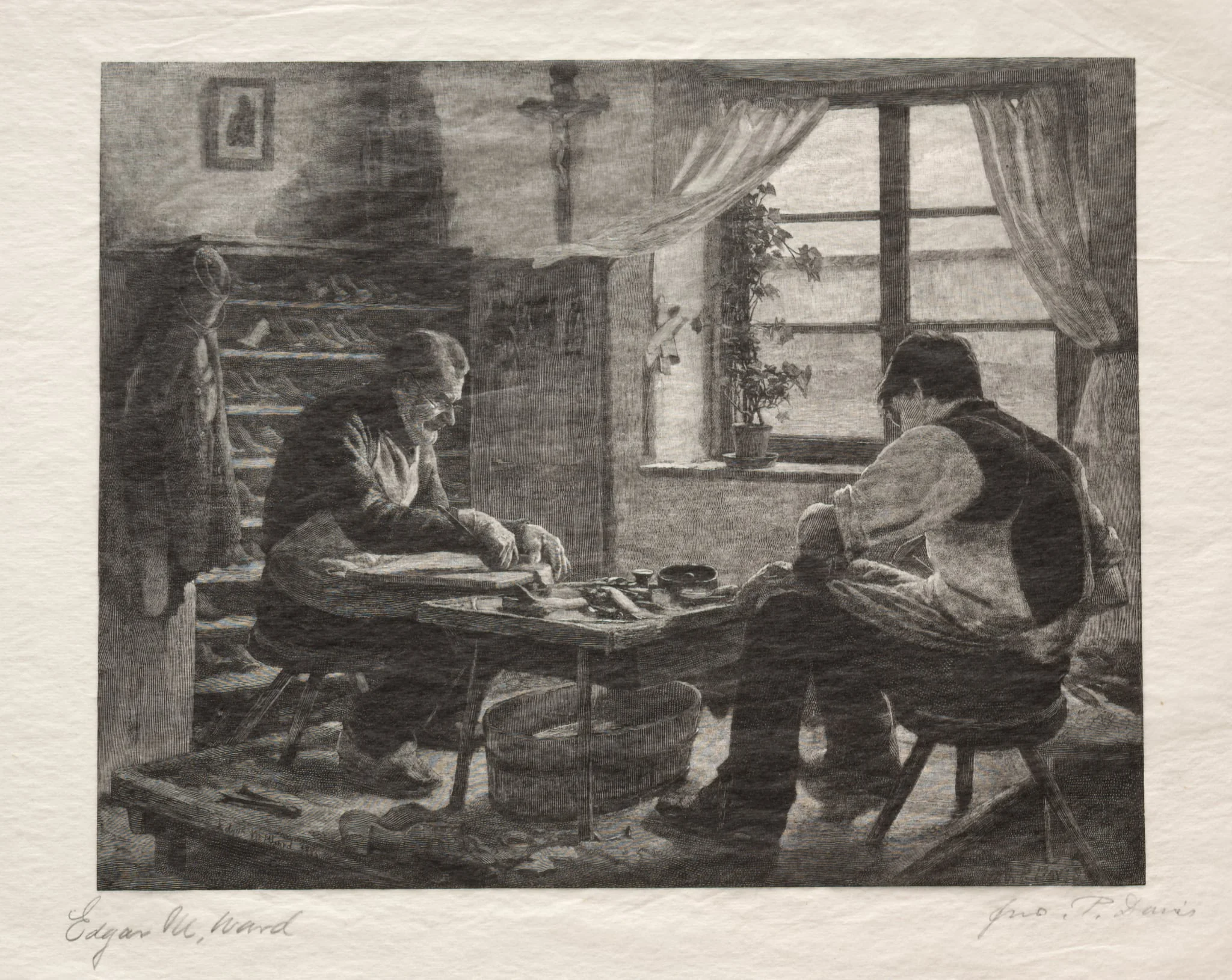 The Cobblers, by John Parker Davis, 1887
