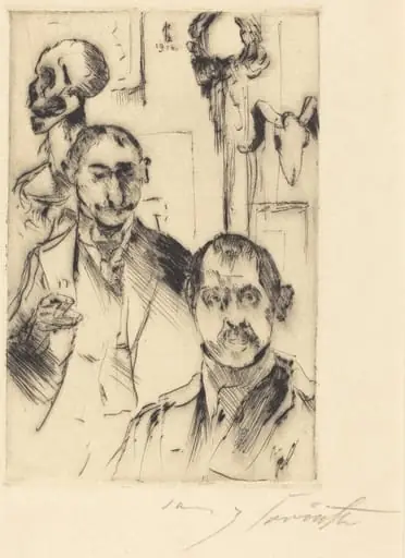 Doppelbildnis mit Skelett (Double Portrait with Skeleton)