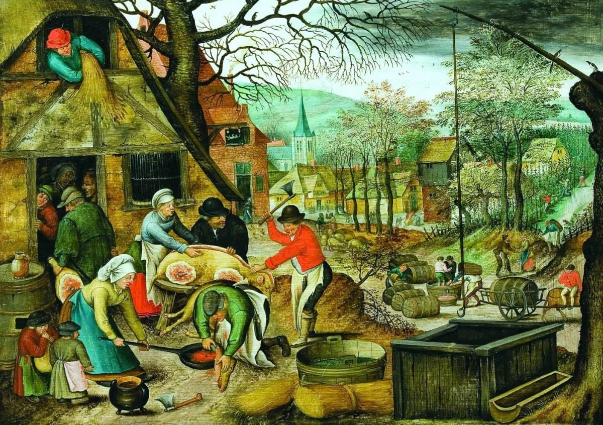 Toamna, by Pieter Brueghel Cel Tânăr, unspecified